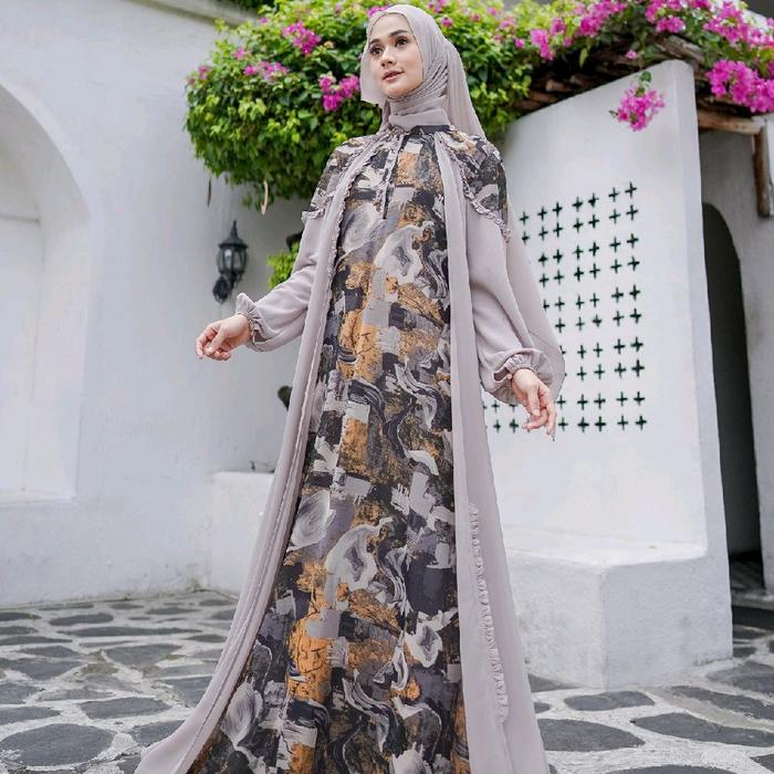 Dress new collection kemayu GK.104 HUZNA By Kemayu-Luna Hijab Indonesia