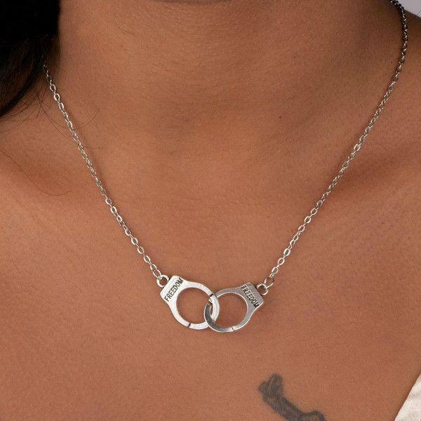 Kalung Titanium Terbaru Pria Motif Rantai Nori halus Liontin Borgol /Kalung Borgol Pria dan Wanita