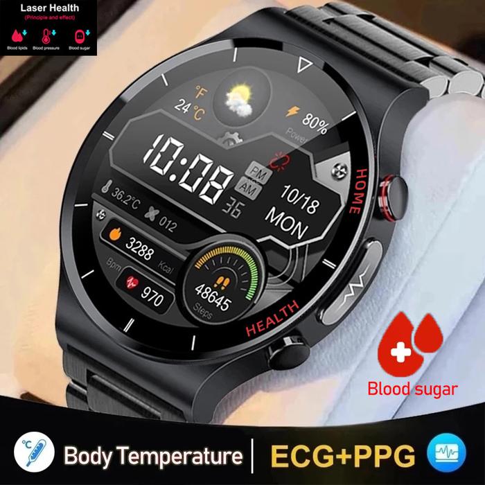 2023 New Smartwatch Blood Sugar Blood lipids Blood Pressure Body