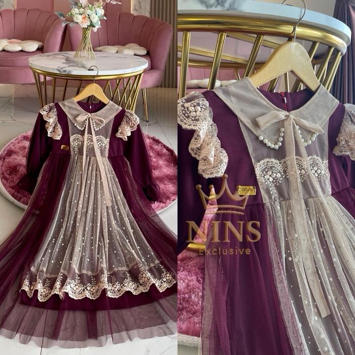 NINS - ELSA Dress JENNIE Kupu Dress VIONA Dress Premium Ibu Anak [Harga Terpisah] Couple Muslim Gami