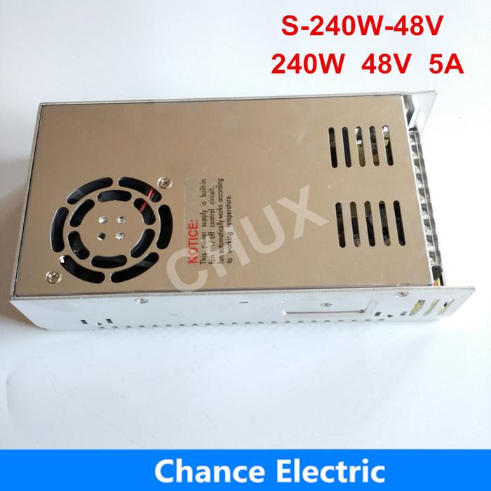 CHUX 48 Volt Dc 240w Led Strip Lamp 110v 220v 5a Single Output 48v