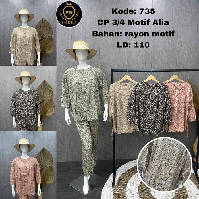 CP tgn ¾ agnes standar bahan rayon