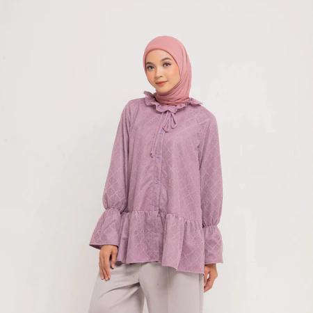 Dauky-Tunik Pesta Promo-M Tunic Lace Ruffles Dauky