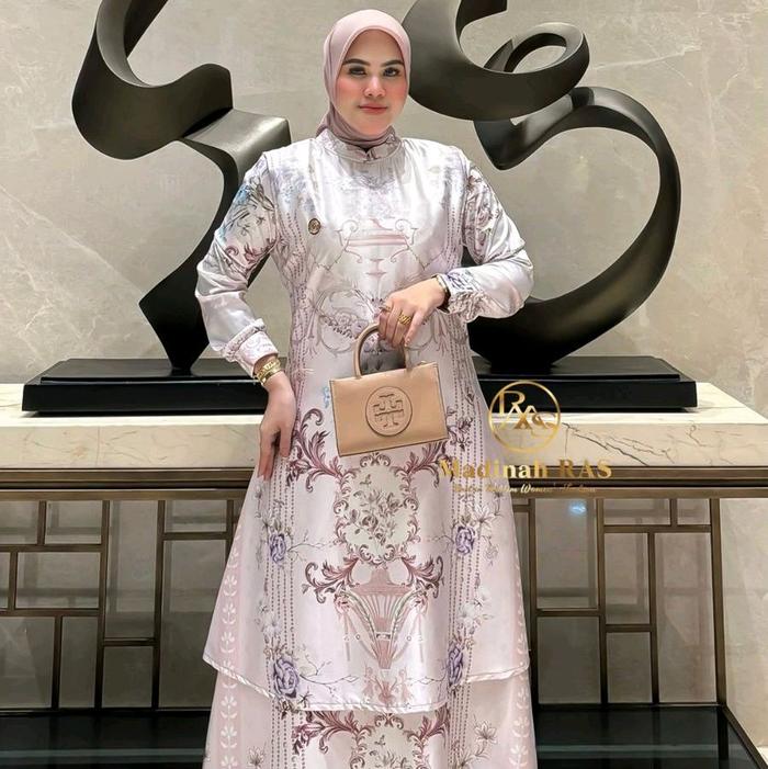 afifah dress by madinah ras /gamis madinah /gamis silk motif
