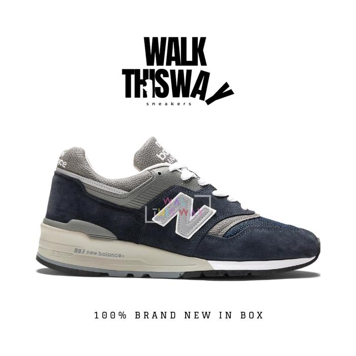 sepatu pria sneakers new balance 997 made in usa / sepatu new balance / sneakers pria / navy