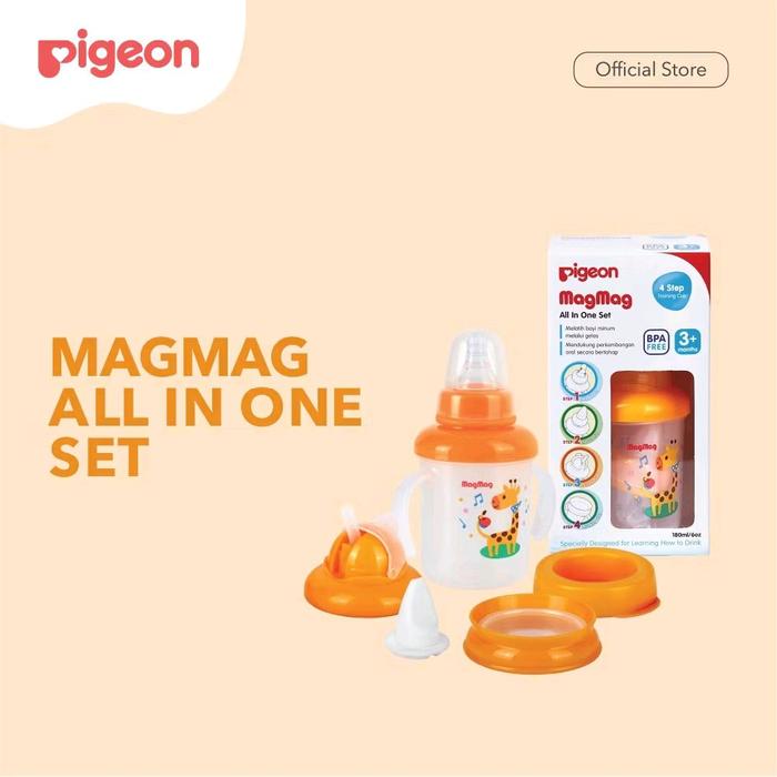 Pigeon MagMag All In One Set / Botol Minum Bayi