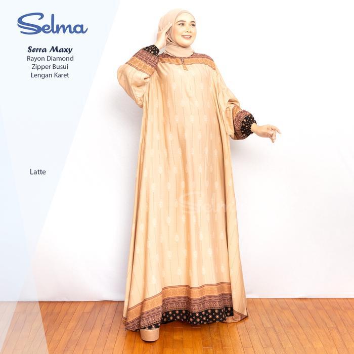 SELMA label - Serra Maxy - Gamis Jumbo Rayon Sehari-hari - Rayon Diamond Premium