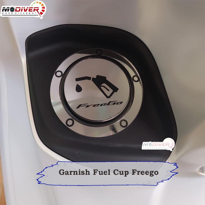 FREEGO - Garnish Fuel Cup Aksesoris Emblem Tutup Bensin