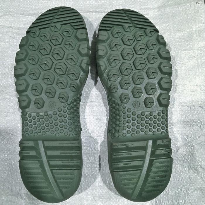 sol sepatu pdl safety alas sepatu pdl tni polri security alas sepatu tactical karet mentah asli