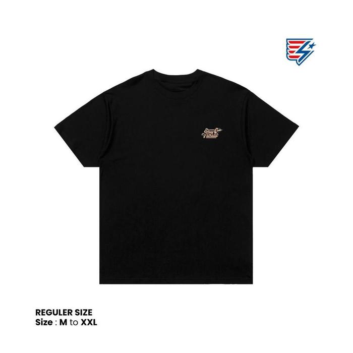 Kaos Skuy Remaja dan Dewasa Lengan Pendek Pria Tshirt Bahan Cotton Combed 24s Nyaman Warna Hitam Ker