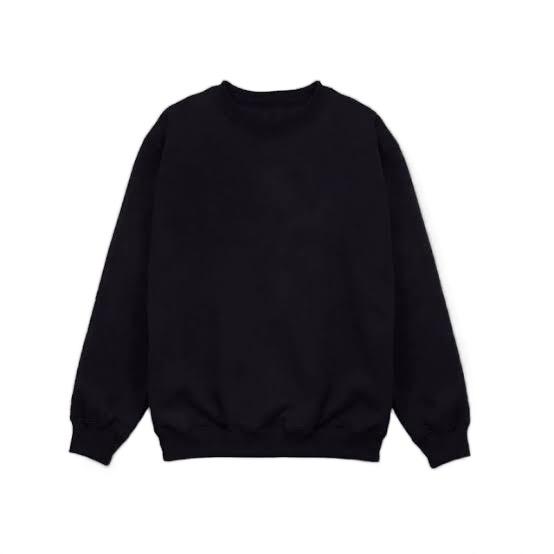 Red blu Hitam pria sweter polos