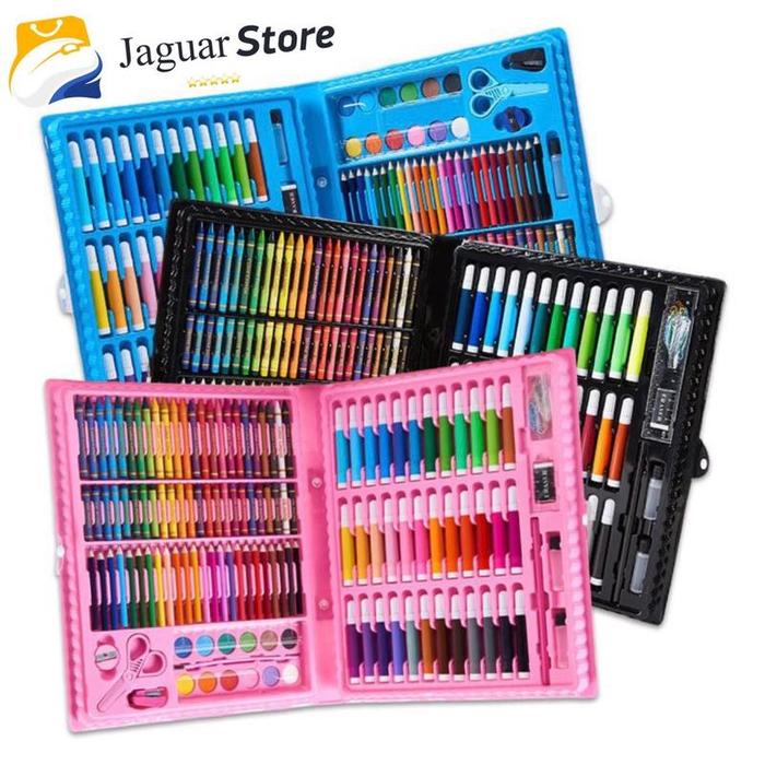 CRAYON ANAK SET  PENSIL WARNA ALAT LUKIS SET KRAYON