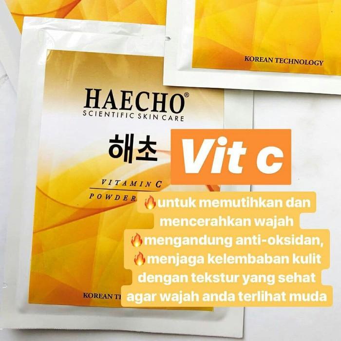 HAECHO Masker Serbuk - VITAMIN C / VITAMIN C POWDER MASK 25 GR KOREA