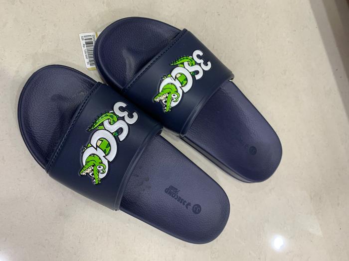 3Second Kids Boy's Flip Flop Sandals Navy HITAM Z0203 Z0103