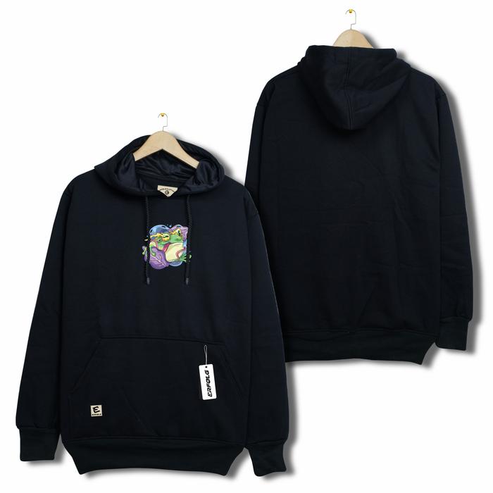 Sweater Hoodie Pria Original Brand ERFOLG Sablon FROG Switer Oblong Keren Jumper Cowok Distro Lokal 