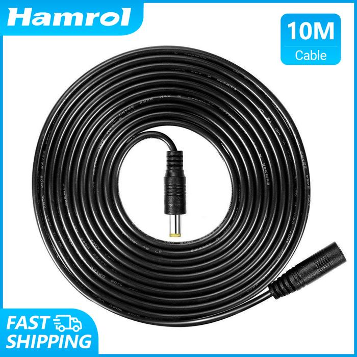 Hamrol Kamera CCTV Kabel Listrik Yang Diperpanjang DC 12V Adapter