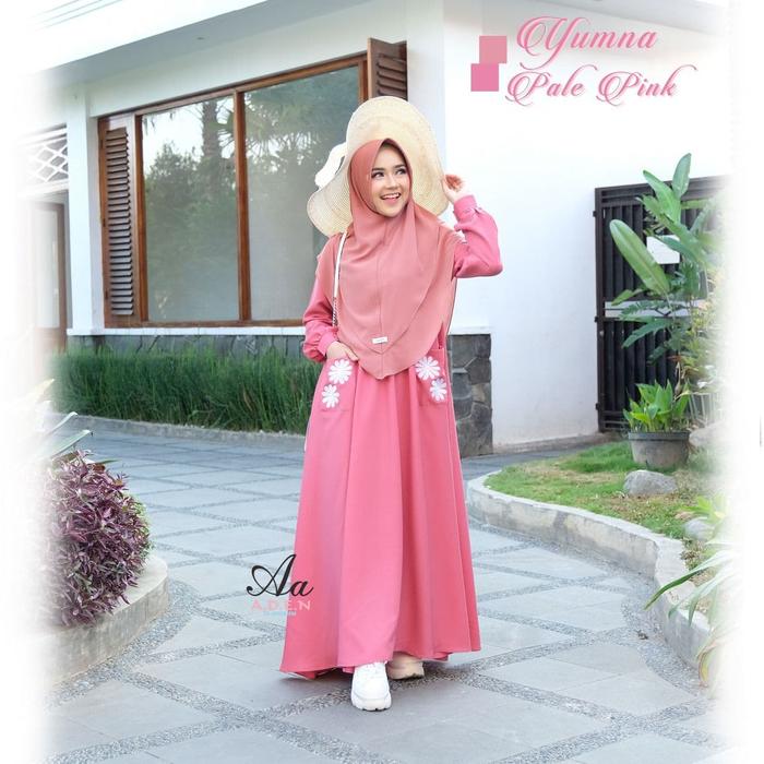 Baru Gamis Muslimah Aden Yumna Only Dress WOLLYCREPE PREMIUM high quality