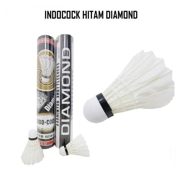 SHUTTLECOCK / KOK BADMINTON INDOCOCK DIAMOND HITAM ORIGINAL 100%