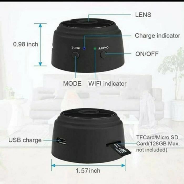 Ipcam Mini A9 Magnet - Kamera mini - Cctv Wireless