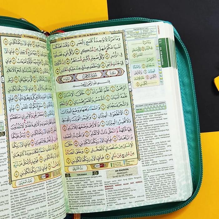 Alquran Resleting A6 Al Hufaz Hafalan Terjemah Tajwid Warna Cordoba Mushaf Terlaris