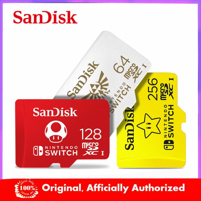 Original SanDisk 256GB Micro SD Card U3 128GB Flash Card 64GB Memory