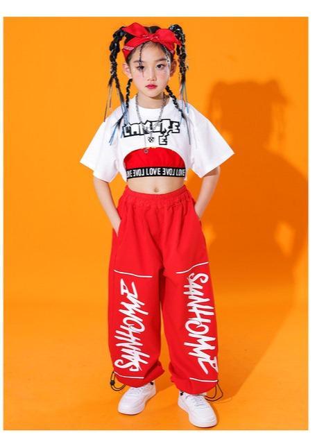 NEW Set Dance Anak Perempuan Kpop Style Untuk Anak Usia 3-14 Tahun/Costume Dance Fashion Celana Kost