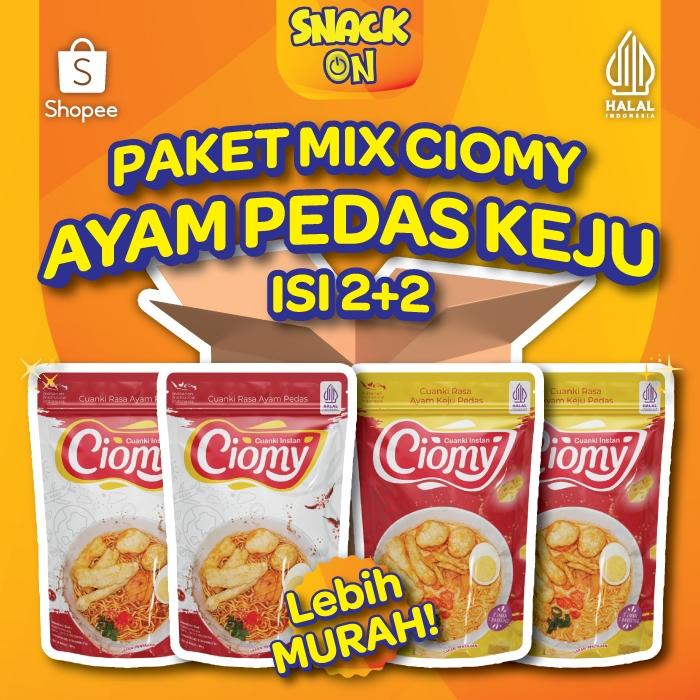 Paket Ciomy Mix Ayam & Keju Pouch isi 4