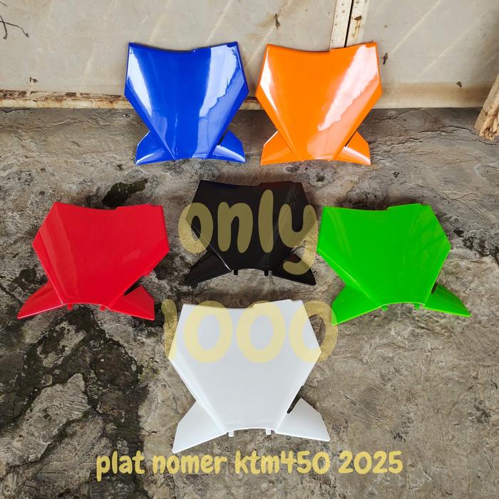 PLAT NOMER RBT KTM250 450 2025 COVER NOMER PAPAN START TAMENG NUMBER PLATE RBT KTM250 450 2025 TRAIL