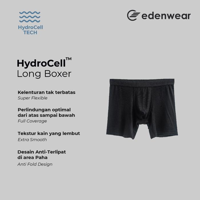 Celana Dalam Pria 2 PCS Underwear Long Boxer Hydrocell Edenwear Adams Series