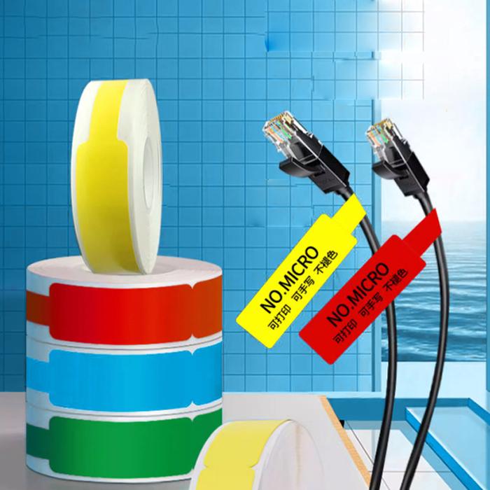Kertas Stiker Label Kabel Niimbot D11 D110 / Thermal Stiker Kabel D11 D110