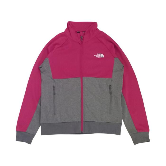 Jaket Traktop TNF Pink Abu Anak