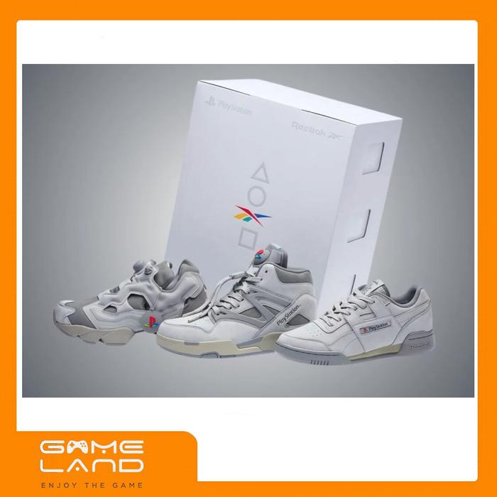 Reebook X playstation 30th Anniversary Limiterd BOX 3 Model Reebok Workout Plus, Reebok Pump Omni Zo