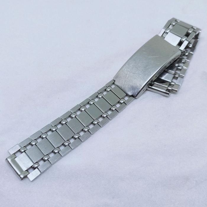 Rantai jam tangan antik stainless solid swiss made lug tengah 12mm ke 18mm vintage watch bracelet cl