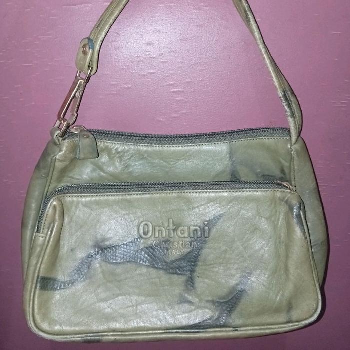 Tas kulit Christian Ontani Italy