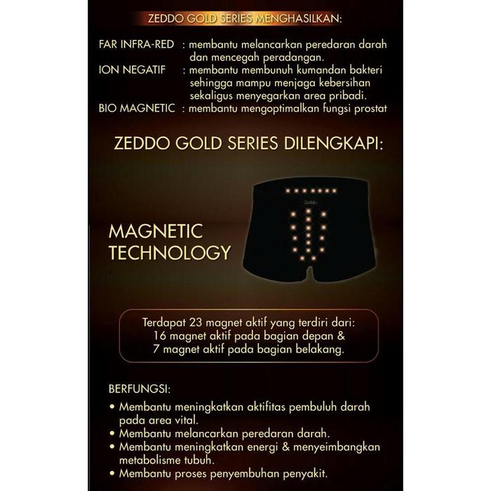 Celana Dalam Zeddo Gold Series #Gratisongkir