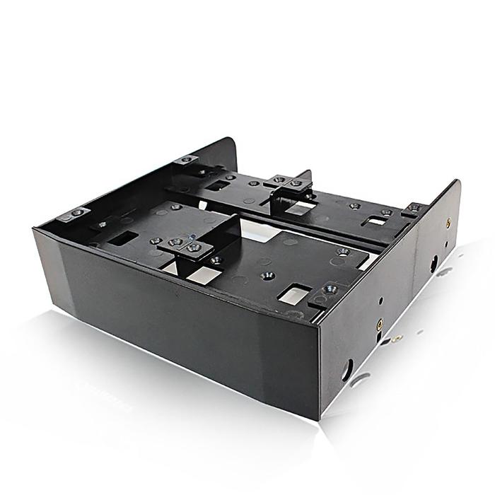 5.25" To 3.5" 2.5" Hdd/Ssd Floppy-Drive Bay ray Bracket Mounting HDD