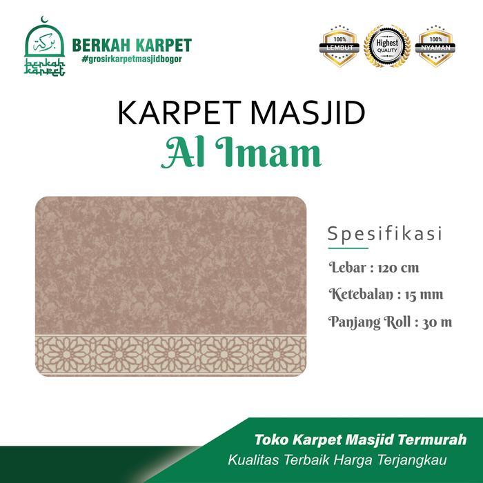 Karpet Sajadah Masjid Al Imam Tebal 15 Mm Lebar 120 Cm Panjang 30 M Bahan Polyphropilene Karpet Masj