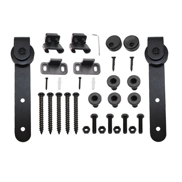 Mini Sliding Door Barn Track Top Mount Door Rail Hardware Kit Hanger