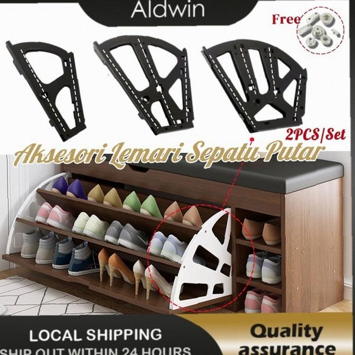 Bracket Fitting Lipat / Bracket Rak Sepatu Lipat / Rak Sepatu Kipas Rak Sepatu Putar | Kekinian