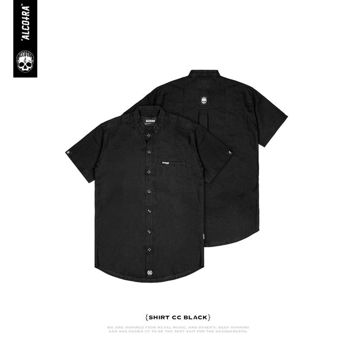 SHIRT CC BLK || SHIRT KOKO BLACK || KEMEJA ALCOTRA || ORIGINAL BRAND ALCOTRA FLANEL