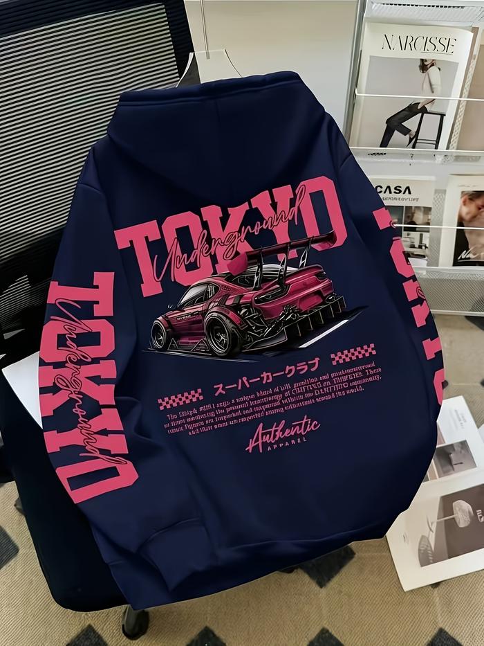Hoodie Tokyo Underground Mobil Racing Na