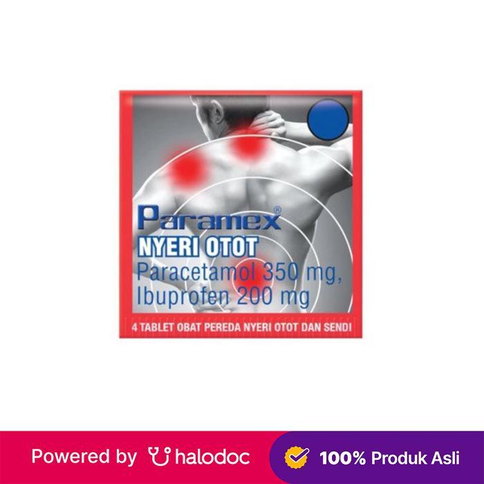 Paramex Nyeri Otot 4 Tablet - Obat Pereda Demam & Nyeri - Halodoc
