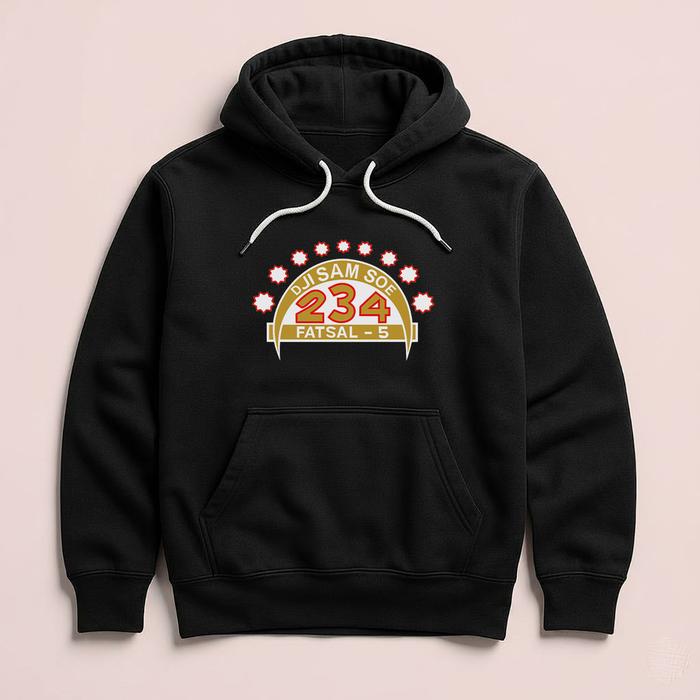 Hoodie Dji Sam Soe Premium Fleece Cloth Sweater Jacket Hood Black Hitam