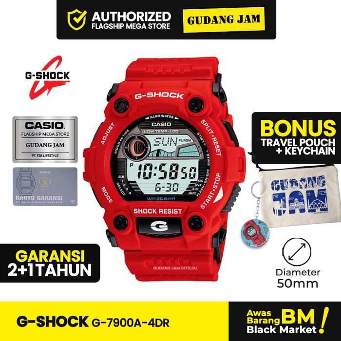 Jam Tangan Casio G-Shock Pria G-7900A-4DR G-7900A G7900 Watches