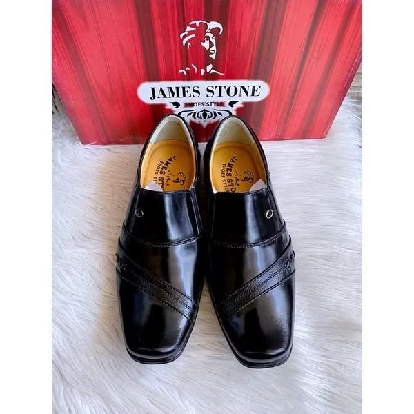 PSPGN.CO | sepatu kulit pria loafer slip on pantofel formal kerja original brand james stone 854