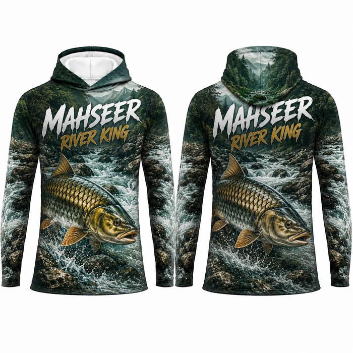 [CASTNOVA] Pakaian memancing luar ruangan, hoodie pullover, desain cetak sublimasi, atasan lengan pa