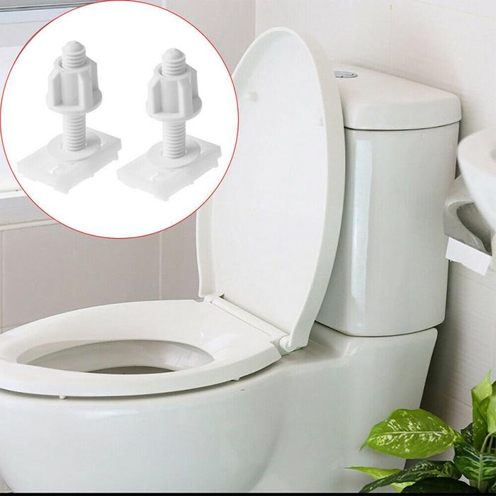 2Pcs Baut Penutup Dudukan Toilet Skrup Tutup Kloset Duduk Sekrup Kotak Dudukan Seat Cover Closed Clo