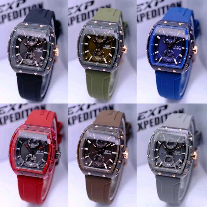 Jam Tangan Wanita EXPEDITION 6814 E6814 E6814M (ORIGINAL) Watches Rubber