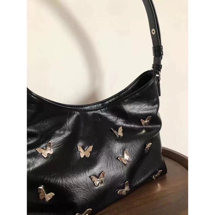 Ready Stok Tas Selempang Kulit Wanita Tas Bahu Cewek Butterfly Bag Gt 068 Store.Id