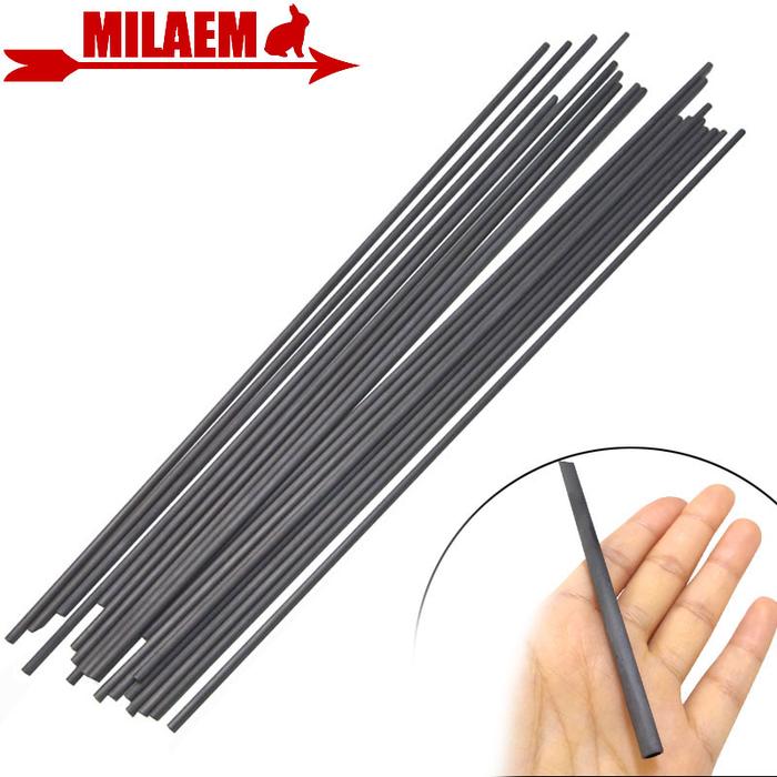 Archery Pure Carbon Arrow Shaft Spine 600 30Inch ID4.2mm Carbon Fiber